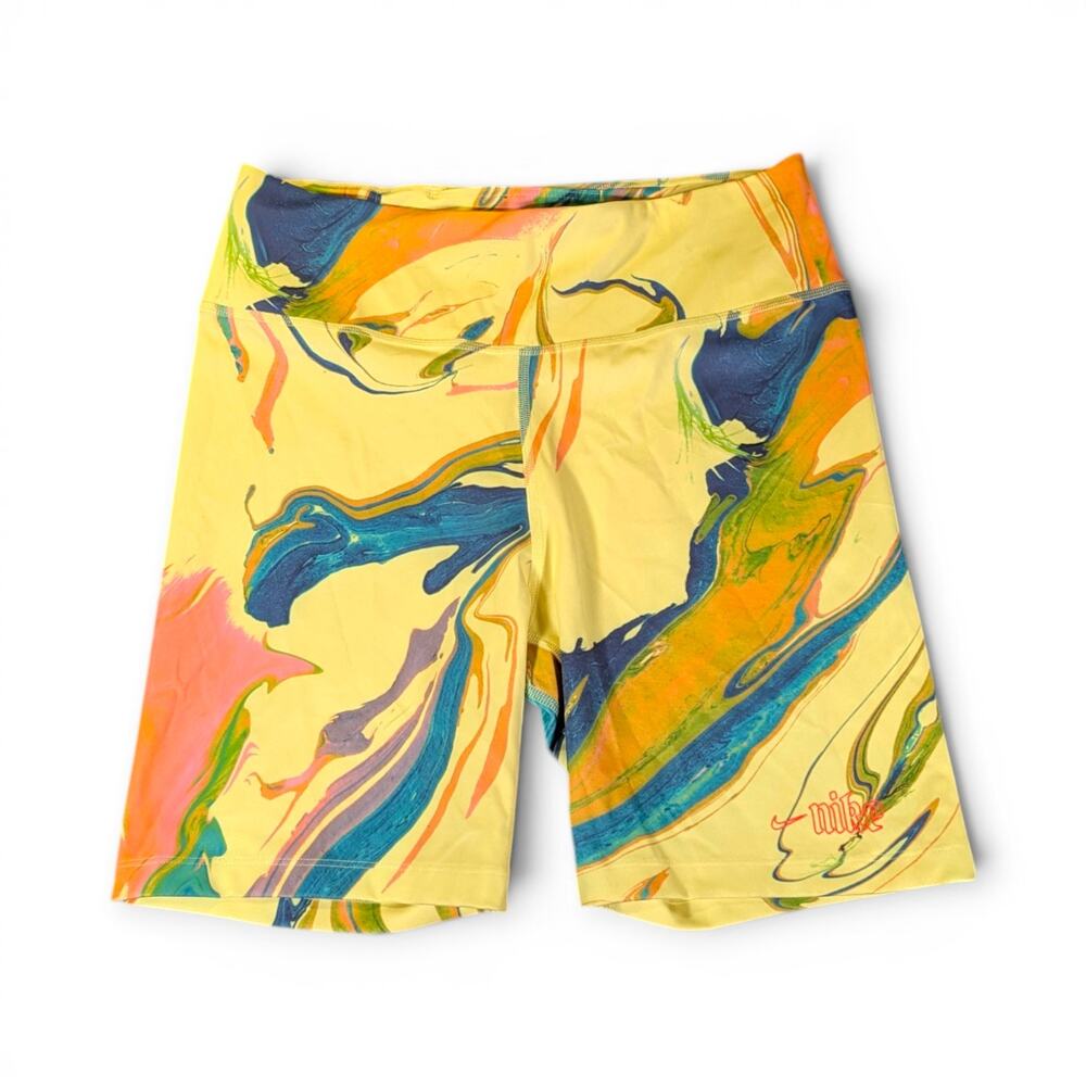 Nike Dri-FIT Marble Print Compression Shorts Size L